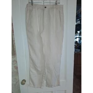 100% Linen Club Room Pants Luxury line M